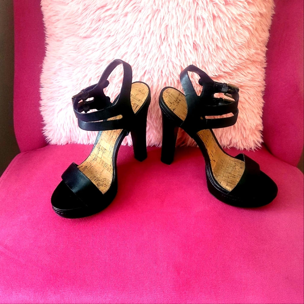 Ralph Lauren platform heels